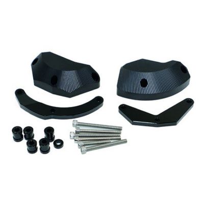 CNC padáky motoru - černé pro ZX-10R 11-15 levá a pravá